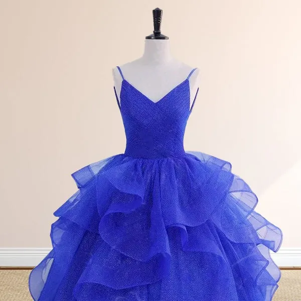 Ruffles Sleeveless Spaghetti Straps Quinceanera Dresses