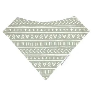 Sage Mudcloth Slip-On Bandana