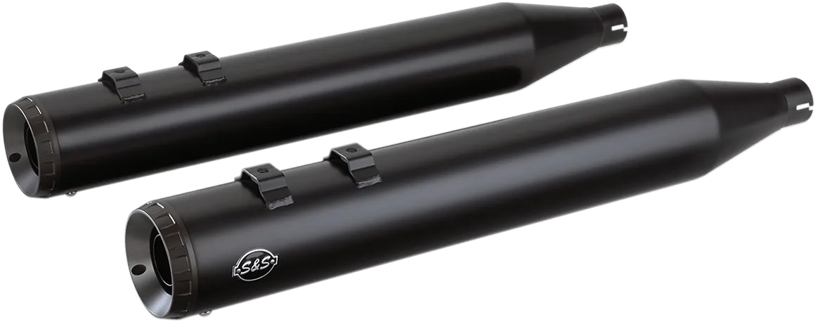S&S Cycle 550-0690 Grand National Slip-On Muffler - 4in. - Black