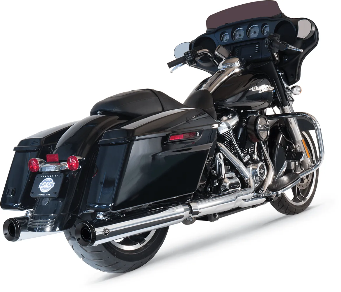 S&S Cycle 550-0693 Grand National Slip-On Muffler - 4in - Chrome