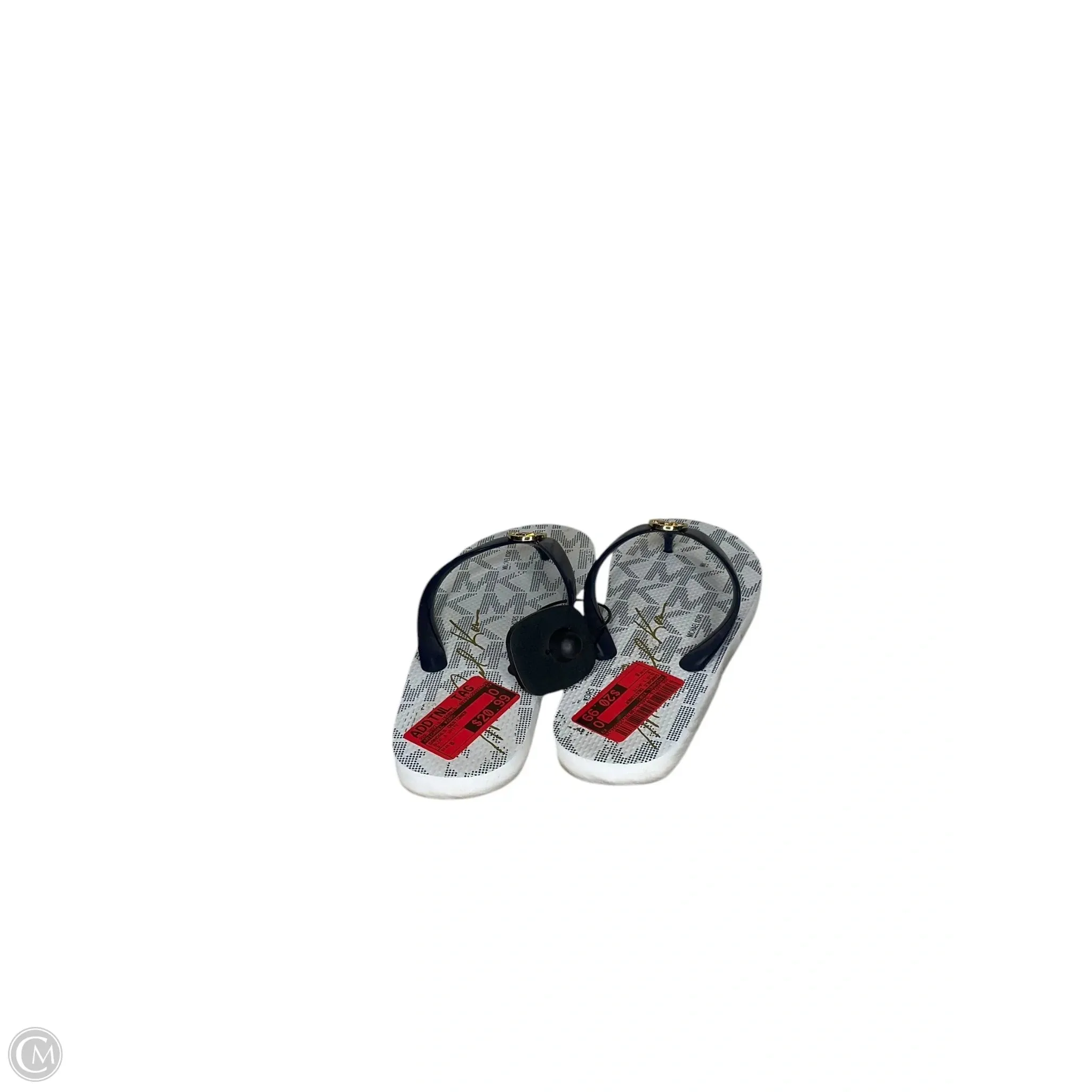 Sandals Designer By Michael Kors In Blue & White, Size: 8