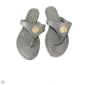 Sandals Designer By Tory Burch In Black, Size: 10