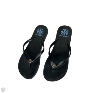 Sandals Designer By Tory Burch In Black, Size: 8
