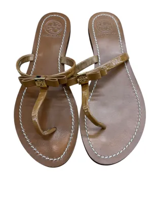 Sandals Designer By Tory Burch In Tan, Size: 9.5