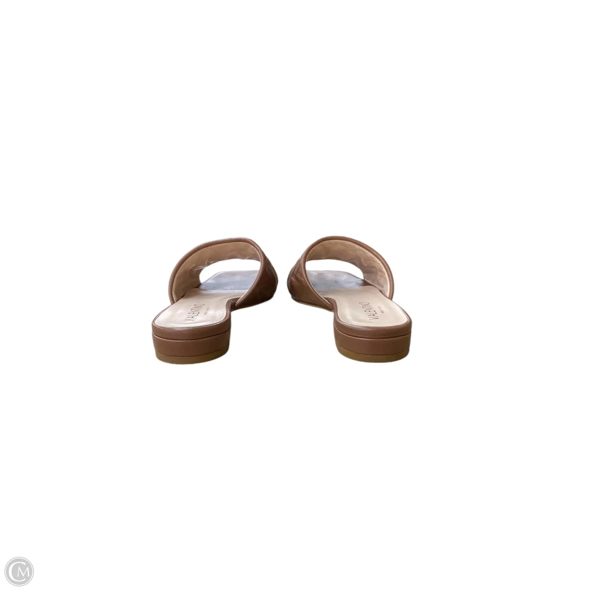 Sandals Designer By Valentino-mario In Brown, Size: 8