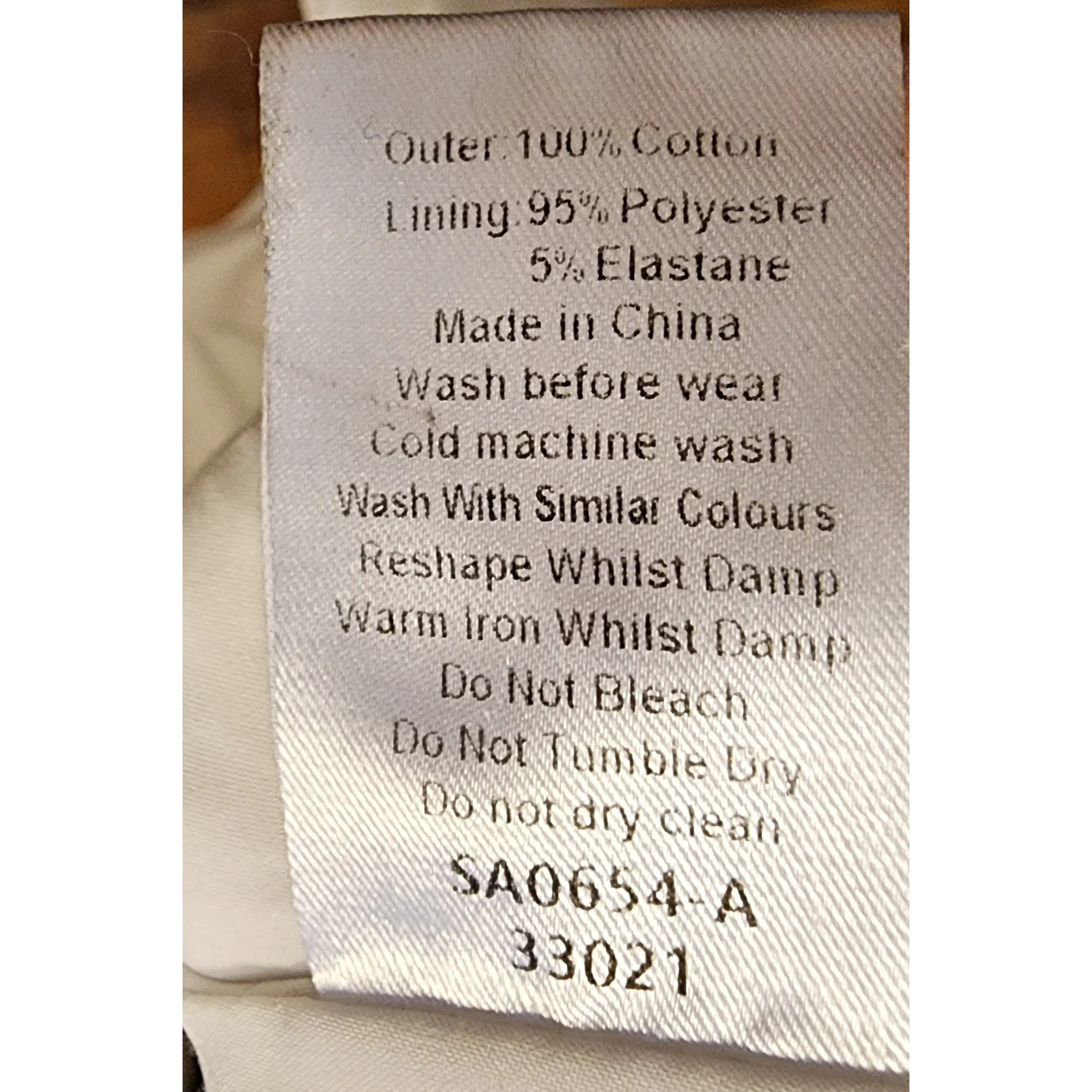 Savel pre-owned white 100% cotton white dress with waist tie size 14
