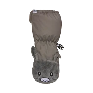 Sherpa Animal Full-Zipped Mittens - Infants