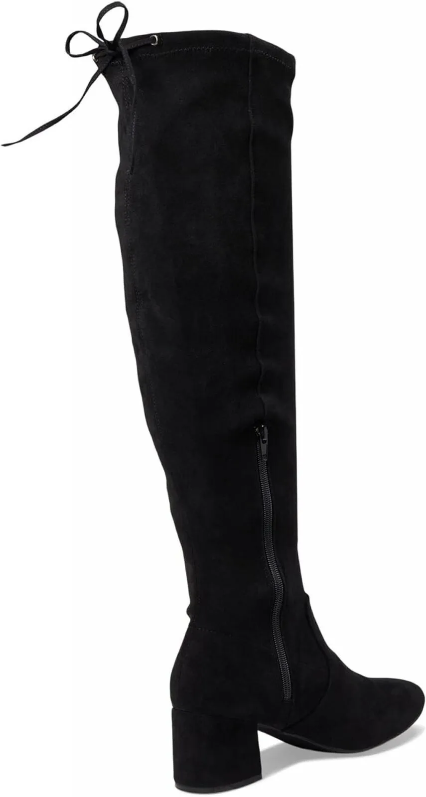 Sugar Womens Ollie Heels Round Toe Over-The-Knee Boots Black Micro 9.5M
