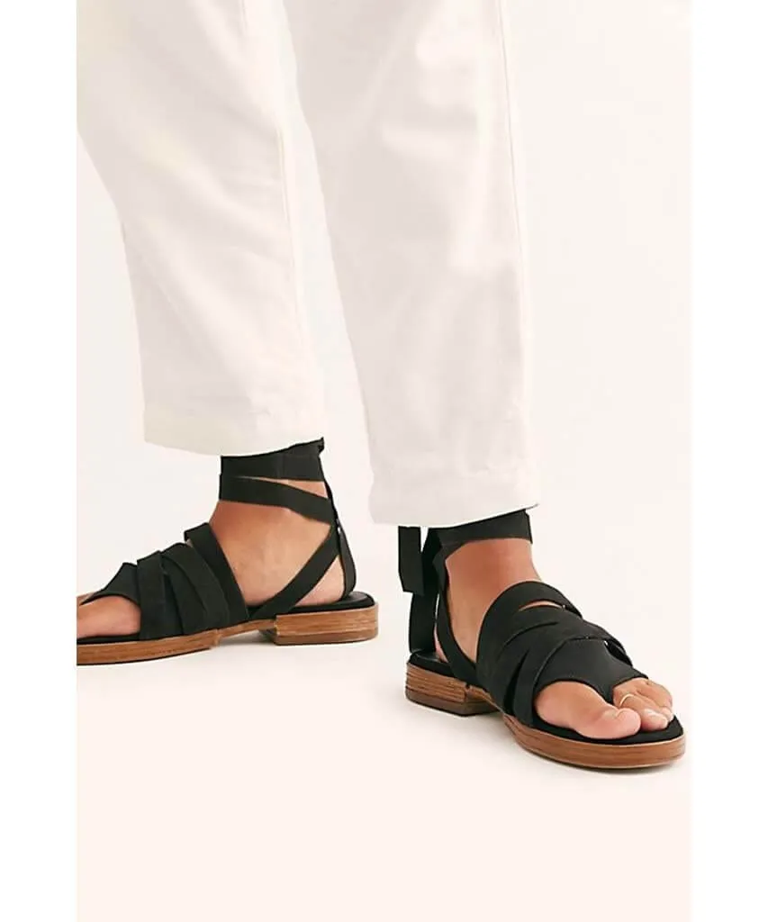 Sun Valley Wrap Sandal Black