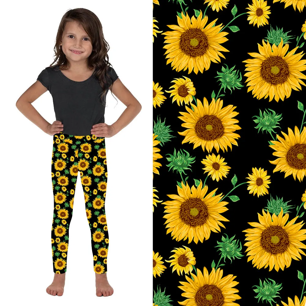 Sunflower 2 Deluxe Kids Leggings