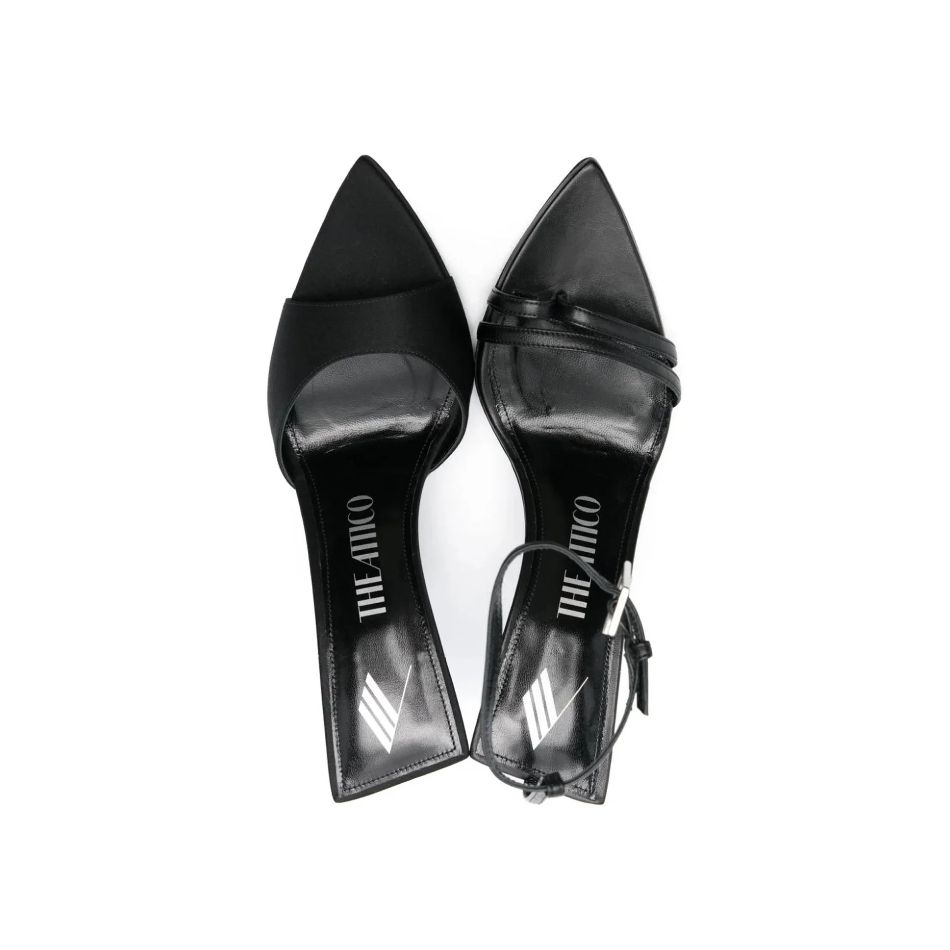 THE ATTICO Ester Mismatch 95 Luxe Sandals