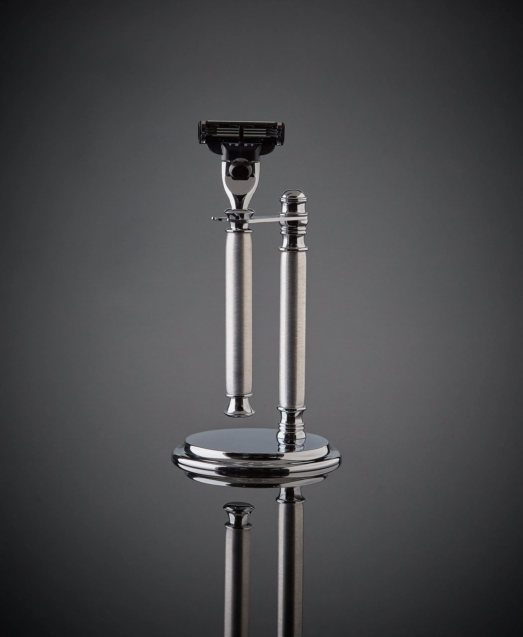 The Oslo Aluminum Shave Set