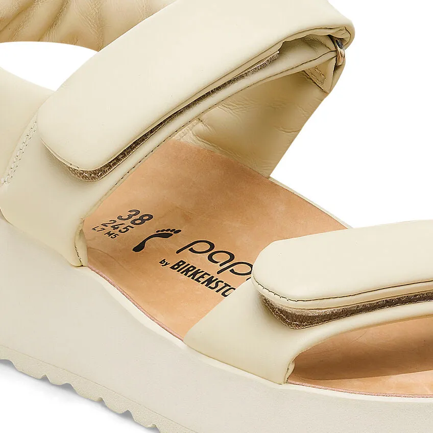 Theda - Ecru Natural Leather||Theda - Cuir naturel écru