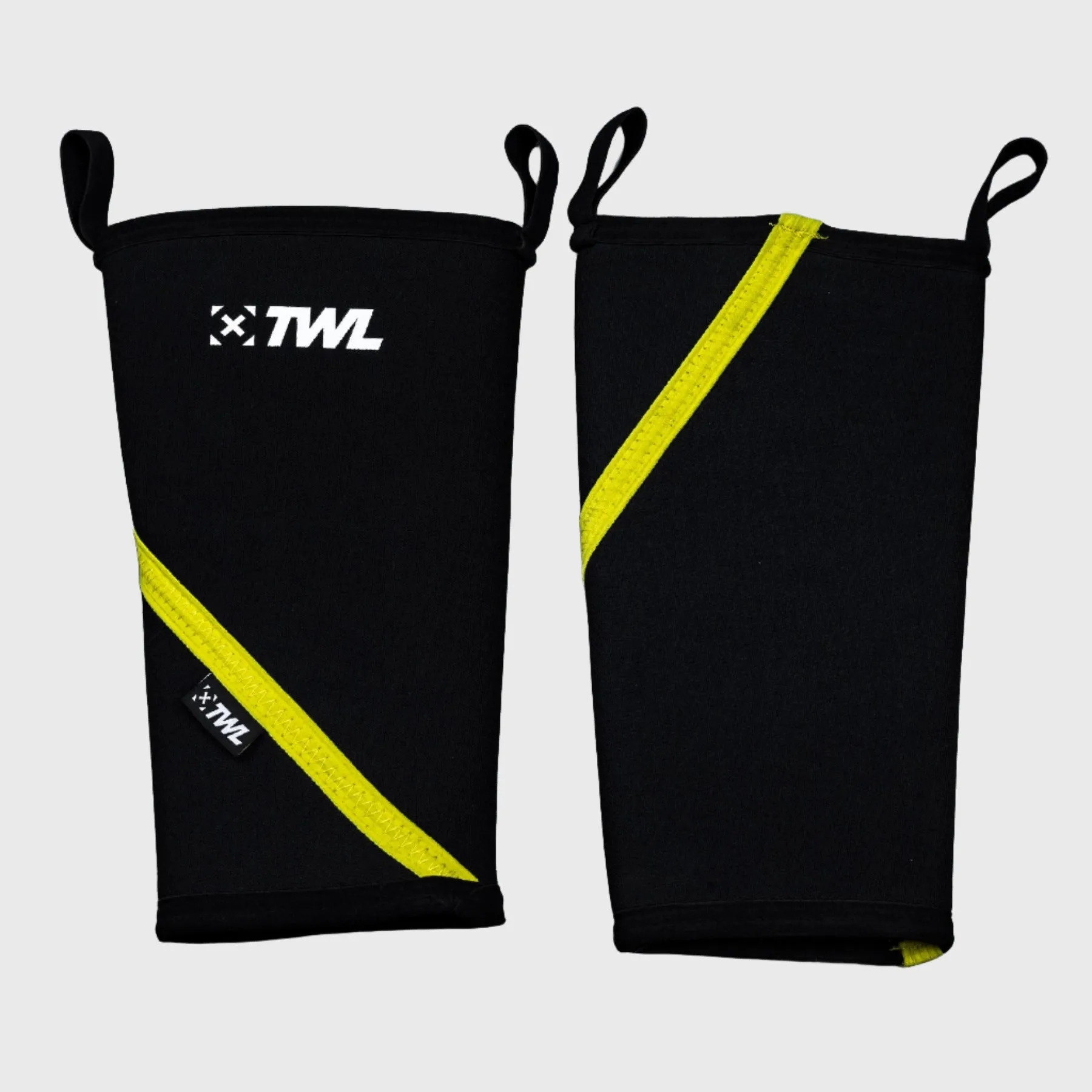 TWL - COMPETITION KNEE SLEEVES - 7MM - BLACK/YELLOW - PAIR