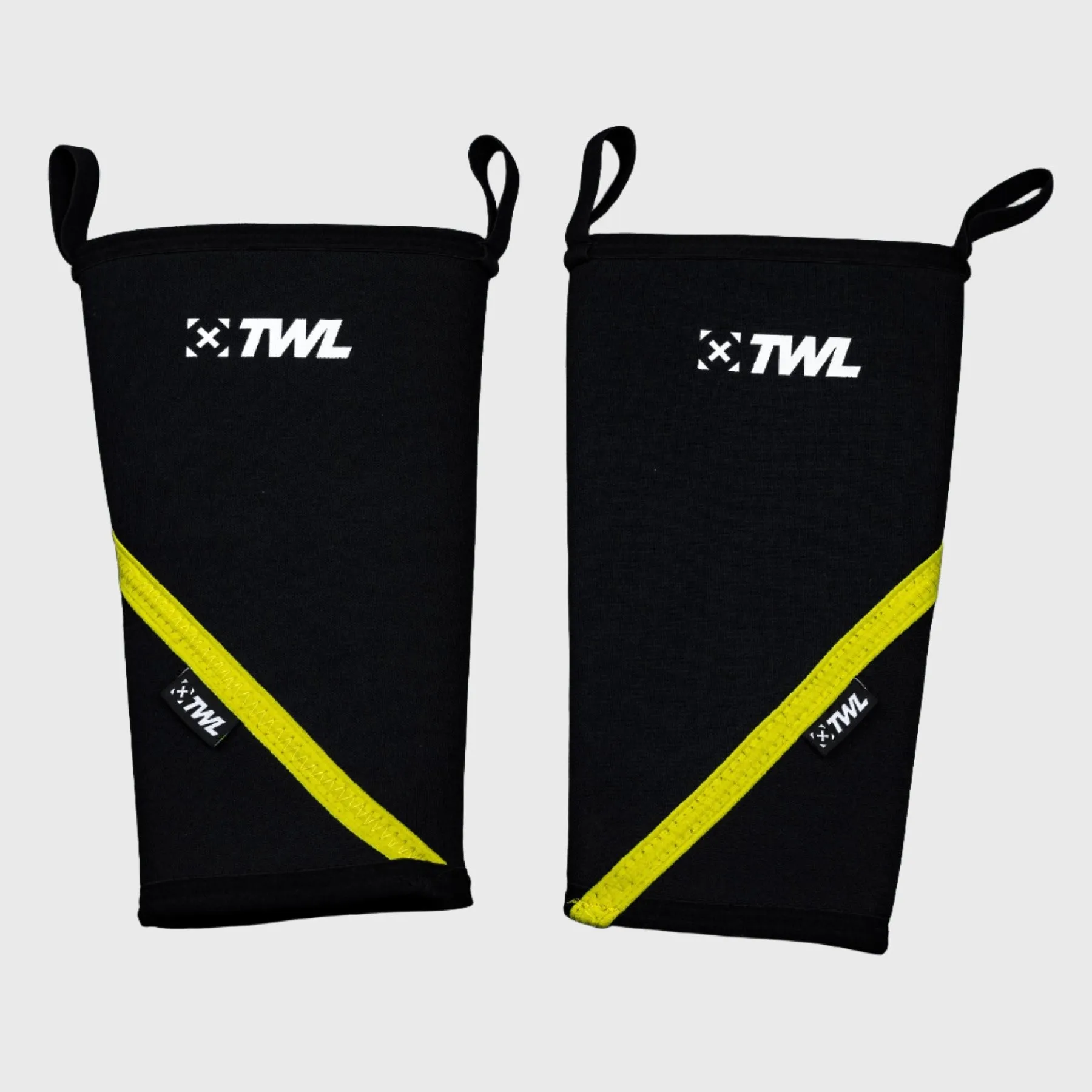 TWL - COMPETITION KNEE SLEEVES - 7MM - BLACK/YELLOW - PAIR