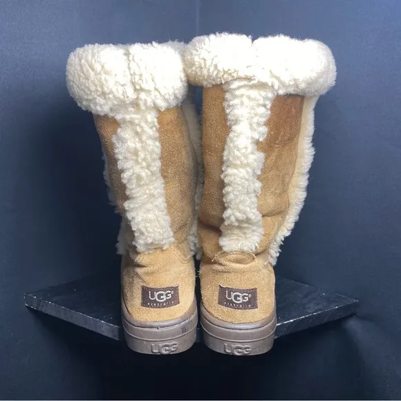 Ugg Sundance calf high chestnut boots