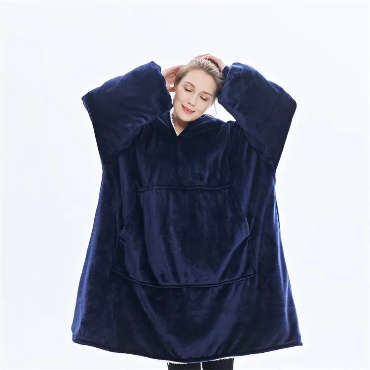 Ultra Plush Blanket Hoodie Soft and Warm Blanket Hooded