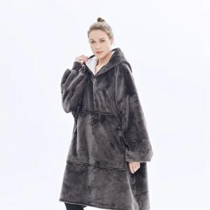 Ultra Plush Blanket Hoodie Soft and Warm Blanket Hooded
