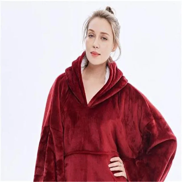 Ultra Plush Blanket Hoodie Soft and Warm Blanket Hooded