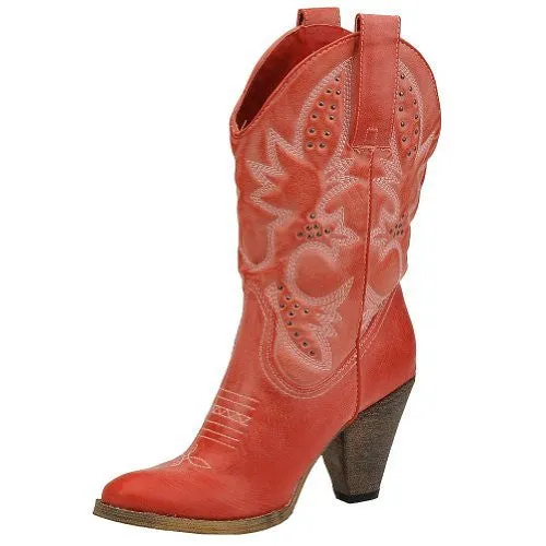 Very Volatile | Denver Cowgirl Boots Red