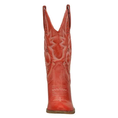 Very Volatile | Denver Cowgirl Boots Red