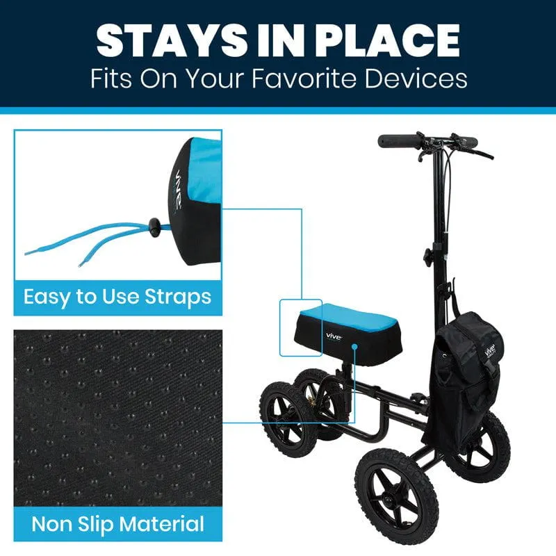 Vive Mobility Foam Knee Walker Pad with Comfort Gel