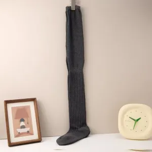 Women's Solid Color Warm Over-the-Knee Socks