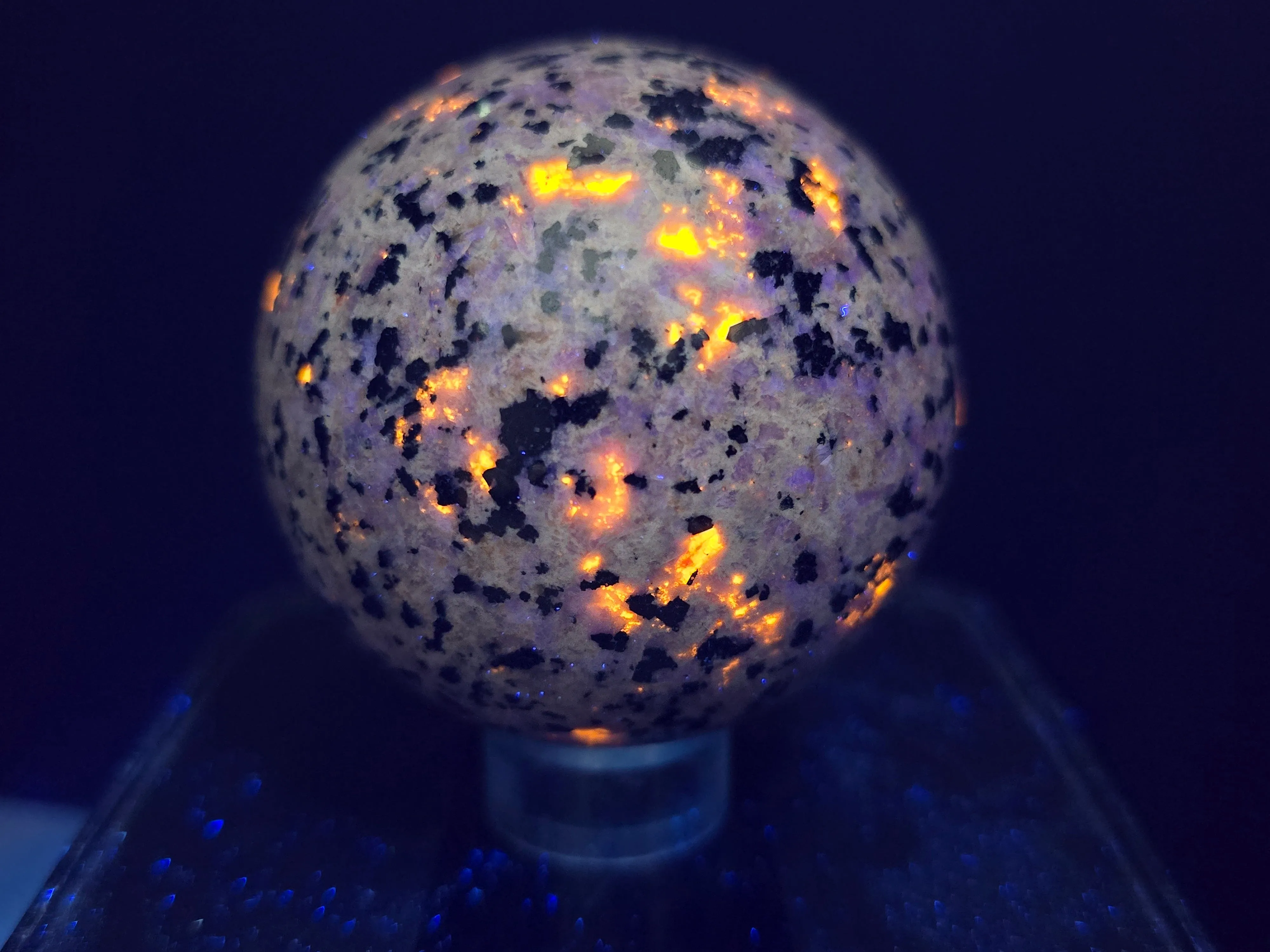 YS-1 Yooperlites Sphere by Erik Rintamaki