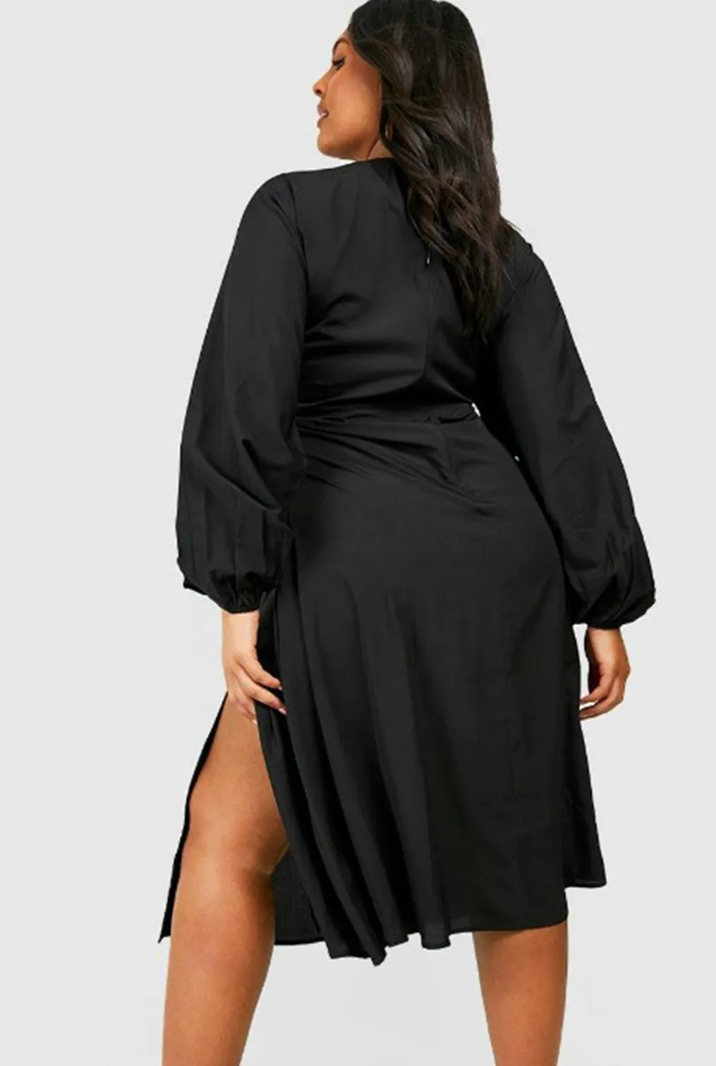 Zestful Black Dress